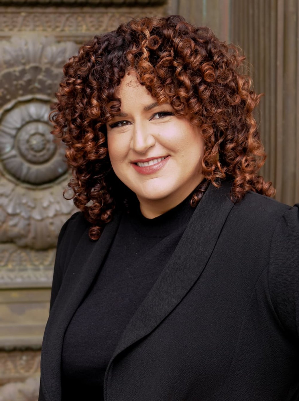 Parents supporting child during legal meeting